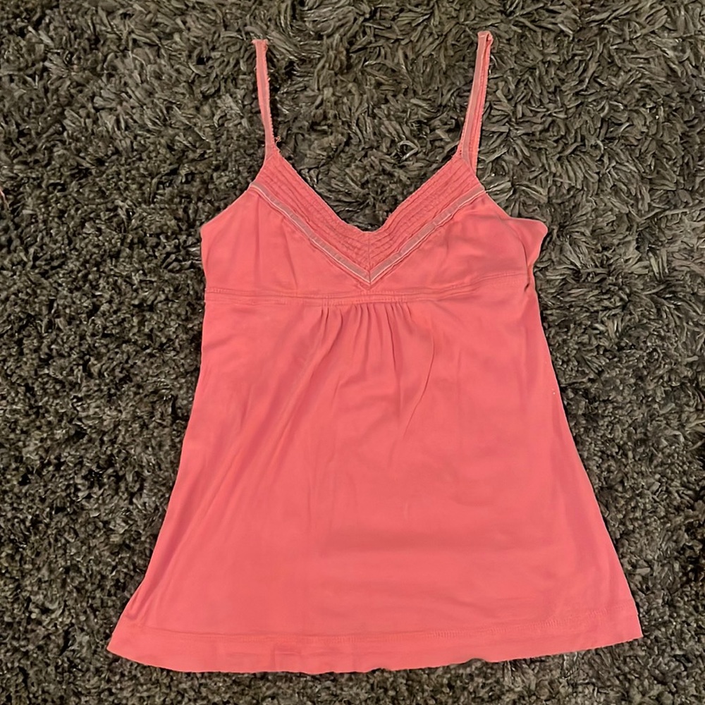 Old Navy Spaghetti Strap Salmon Tank small